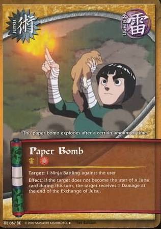 Paper Bomb - J-067 - Uncommon - Unlimited Edition