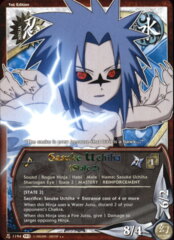 Sasuke Uchiha (State 2) - N-1194 - Rare - 1st Edition