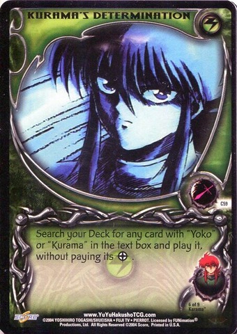 Kuramas Determination - C59 - Unlimited Edition