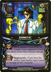 Kamiya, the Malicious - C116 - Unlimited Edition - Single Rainbow Foil