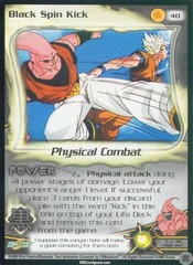 Black Spin Kick - 040 - Unlimited Edition - Flat Foil