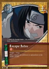 Escape Jutsu - J-020 - Common - Unlimited Edition