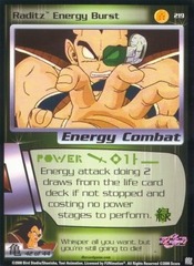Raditz Energy Burst - 219 - Limited Edition - Flat Foil
