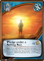 Pledge under a Setting Sun - M-716 - Starter Deck - Unlimited Edition