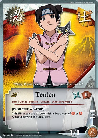 Tenten - N-311- Uncommon - Unlimited Edition