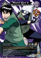 Might Guy & Kakashi Hatake - N-1525 - Super Rare - Unlimited Edition - Foil