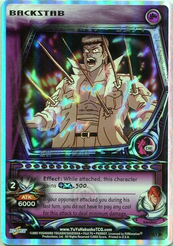 Backstab - C107 - Unlimited Edition - Foil