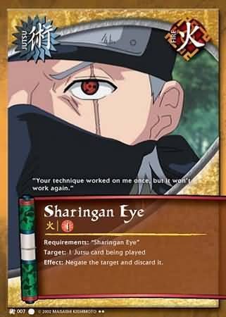 Sharingan Eye - J-007 - Rare - Unlimited Edition