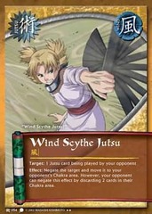 Wind Scythe Jutsu - J-054 - Rare - 1st Edition