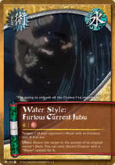 Water Style: Furious Current Jutsu - J-332 - Rare - REPRINT