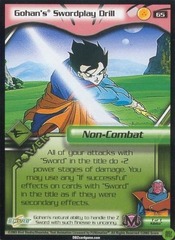 Gohan's Swordplay Drill - 065 - Unlimited Edition - Flat Foil