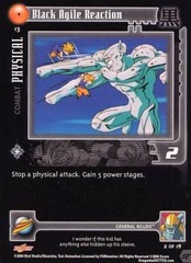 Black Agile Reaction - 13 - Unlimited Edition - Flat Foil