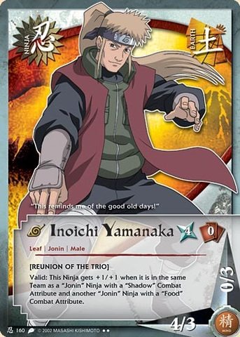 Inoichi Yamanaka - N-160 - Rare - Unlimited Edition