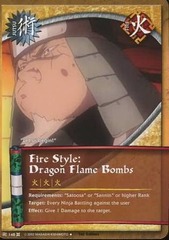 Fire Style:Dragon Flame Bombs - J-148 - Uncommon - Unlimited Edition