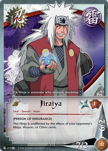 Jiraiya - N-319 - Rare - Unlimited Edition - Reprint