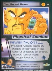 Blue Round Throw - 013 - Unlimited Edition