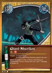 Giant Shuriken - J-064 - Uncommon - 1st Edition