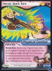 Heroic Quick Kick - 017 - Unlimited Edition - Flat Foil