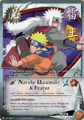 Naruto Uzumaki and Jiraiya - N-204 - Super Rare - Unlimited Edition - Foil