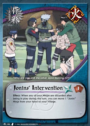 Jonins Intervention - M-106 - Reprint - 1st Edition