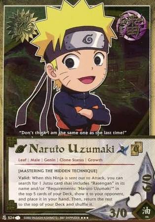 Naruto Uzumaki - N-524 - Super Rare - 1st Edition - Foil Fateful Reunion - Promo GenCon
