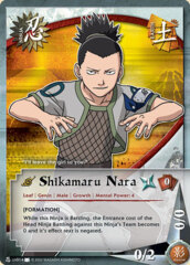 Shikamaru Nara - Common - N-US014 - Common - Reprint - 1st Edition