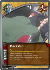 Backstab - J-980 - Uncommon - Unlimited Edition - Foil