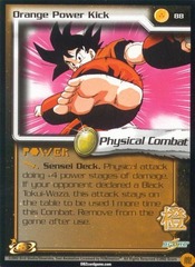 Orange Power Kick - Unlimited Edition - Flat Foil