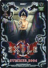 Hiei - Exile Insert Card - Lined Foil - 1st Edition