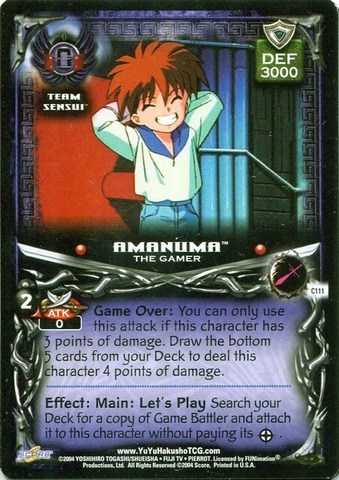 Amanuma, the Gamer - C111 - Unlimited Edition
