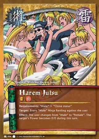 Harem Jutsu - J-004 - Uncommon - Unlimited Edition