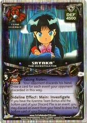 Sayaka, the Investigator - U10 - Unlimited Edition - Lined Foil