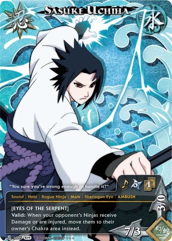Sasuke Uchiha - N-1005 - Super Rare - Unlimited Edition - Foil