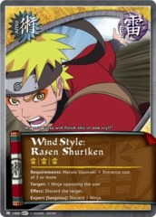 Wind Style: Rasen Shuriken - J-1000 - Starter - Unlimited Edition