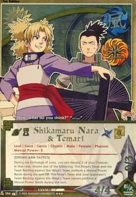 Shikamaru Nara & Temari - N-264 - Promo - Sealed