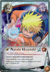 Naruto Uzumaki - Uncommon - N-187 - REPRINT - New Boarder