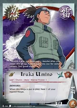 Iruka Umino - N-063 - Rare - Unlimited Edition