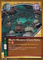 Multi Shadow Clone Jutsu - J-005 - Rare - Reprint