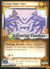 Orange Solar Flare - 061 - Unlimited Edition - Flat Foil