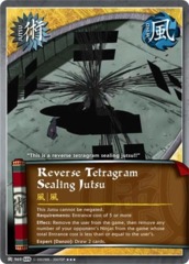 Reverse Tetragram Sealing Jutsu - J-969 - Super Rare - Unlimited Edition - Foil