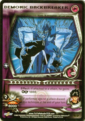Demonic Backbreaker - C110 - Unlimited Edition