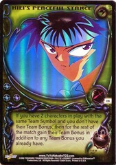 Hiei's Peaceful Stance - C55 - Unlimited Edition - Single Rainbow Foil