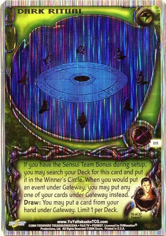 Dark Ritual - S15 - Unlimited Edition - Lined Foil