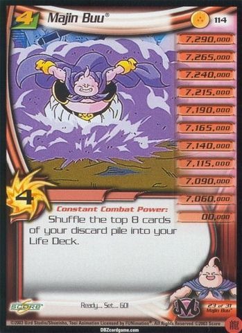 Majin Buu (Level 4) - 114 - Unlimited Edition - Flat Foil