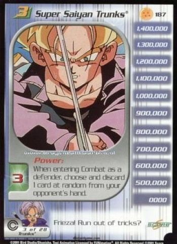 Super Saiyan Trunks (Level 3) - 187 - Limited Edition - Reforge Foil