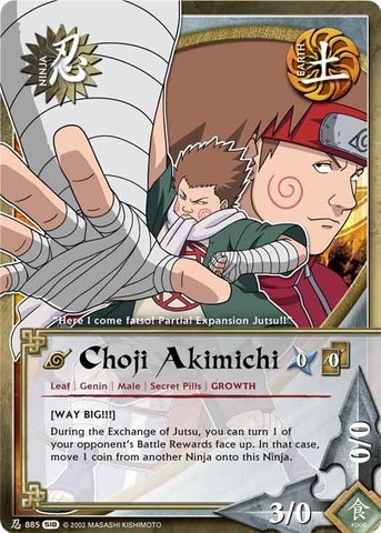 Choji Akimichi - N-885 - Promo - Foil