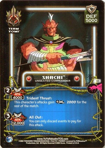 Shachi, Unseated Commander - C65 - Unlimited Edition