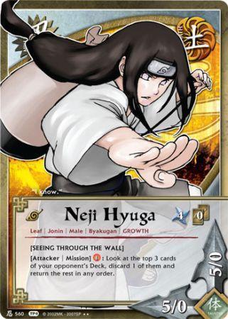 Neji Hyuga - N-560 - - 1st Edition - Foil - Naruto CCG Singles