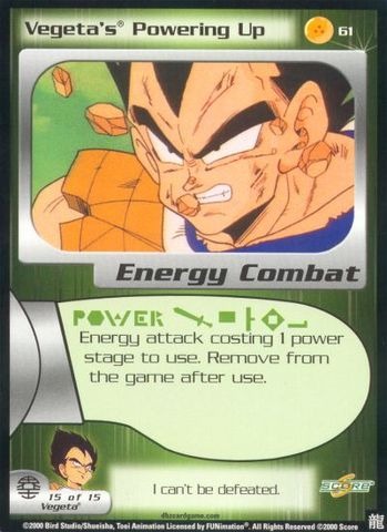 Vegetas Powering Up - 061 - Unlimited Edition
