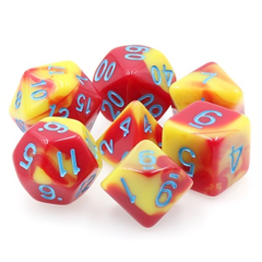 TMG Dice Honour Guard (Red/Yellow)